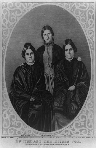 The Fox sisters, from left to right: Leah, Kate and Maggie.
