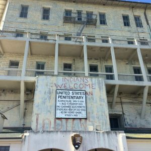 Entrance to Alcatraz Federal Penitentiary. Photo by the author for Dilettante Army.