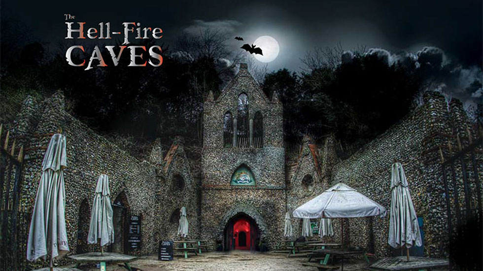 Spooky lede image from the www.hellfirecaves.co.uk