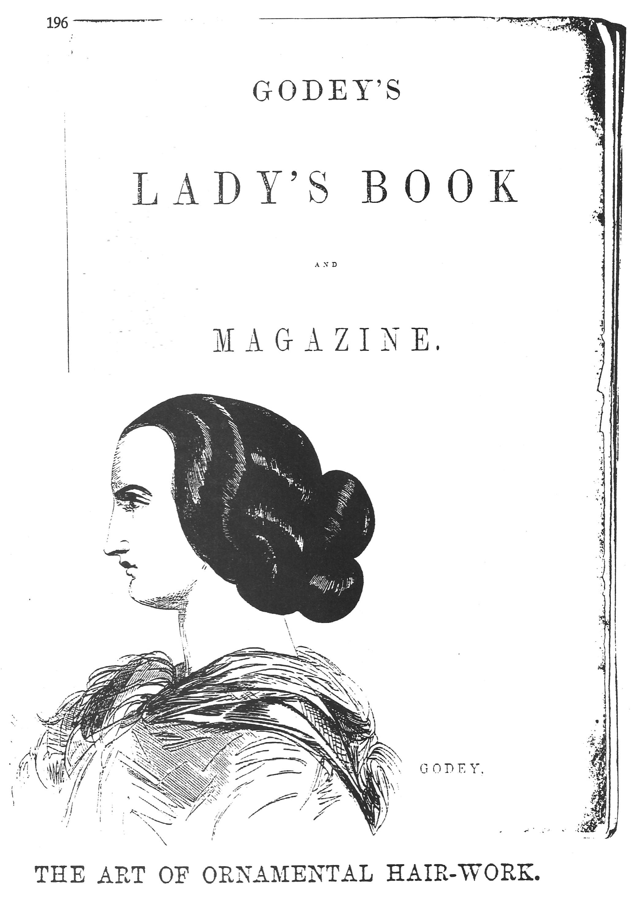 Image of Godey's Lady's Book, from The Art of Hair Work: Hair Braiding and Jewelry of Sentiment