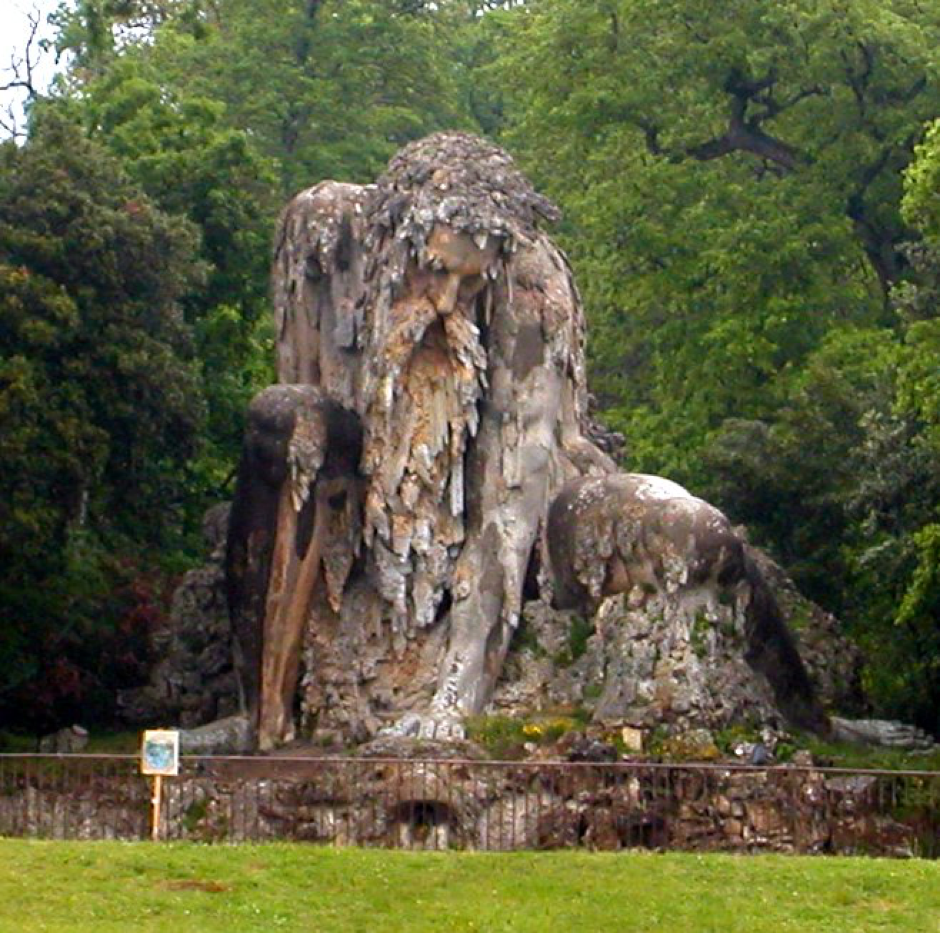 The colossus of Appennino at Pratolino (Florence, Italy)
